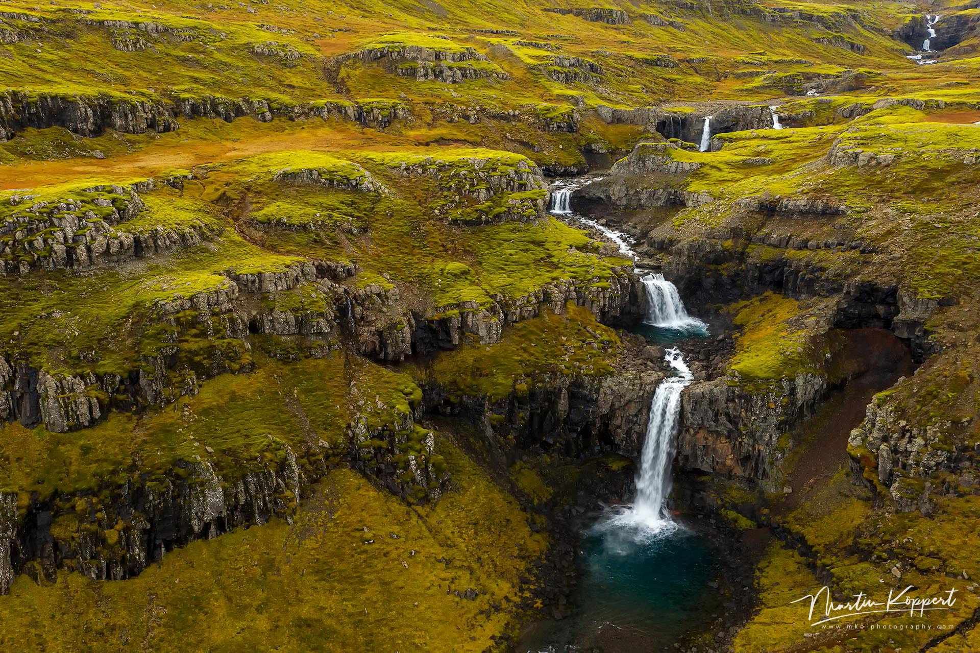 Waterfall Eastern Iceland