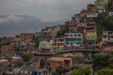 7P8A3155 Favela Comuna 13 Medellin Central Colombia