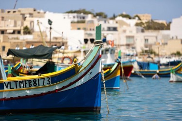 AO7I5367 Fishing Habour Marsaxlokk Malta