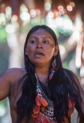 7P8A1639 Tribe Boras Rio Momon Amazonas Peru