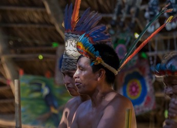 7P8A1666 Tribe Boras Rio Momon Amazonas Peru