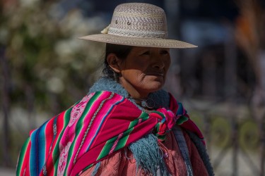 7P8A6316 Cholita Tribe Quechua Potosi Bolivia