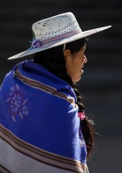 7P8A6319 Cholita Tribe Quechua Potosi Bolivia