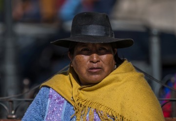 7P8A6340 Cholita Tribe Quechua Potosi Bolivia