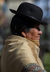 7P8A6375 Cholita Tribe Quechua Potosi Bolivia