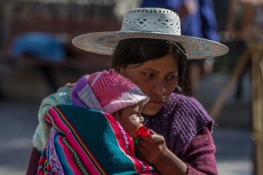 7P8A6391 Cholita Tribe Quechua Potosi Bolivia