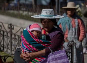 7P8A6409 Cholita Tribe Quechua Potosi Bolivia