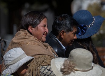 7P8A6445 Cholita Tribe Quechua Potosi Bolivia