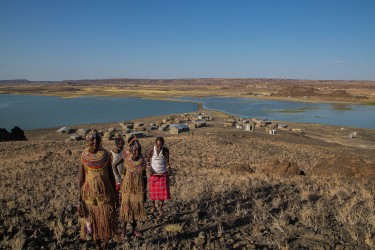 AI6I1421 Tribe El Molo Lake Turkana North Kenya