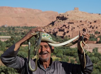 8R2A7200 Snake Charmer Aid Benhaddou Quarzazate Morocco