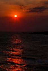 8R2A0096 Sunset Cape Comorin Tringle Southern point of India Kanivakumari Tamil Nadu South india