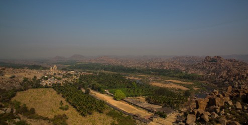 8R2A0538 View Matanga Hill Temple of Hampi Karnataka Southwest india